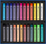 Kridt pastel soft Faber-Castell 24 ass.