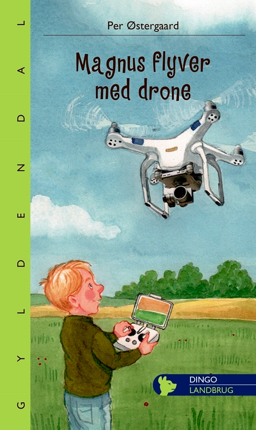 Magnus flyver med drone