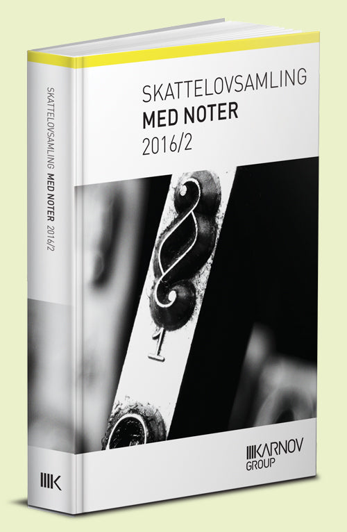 Skattelovsamling med noter 2016/2