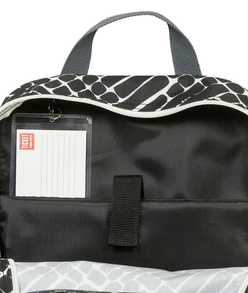 SKOLETASKE TICKET TO HEAVEN JET BLACK GRATE