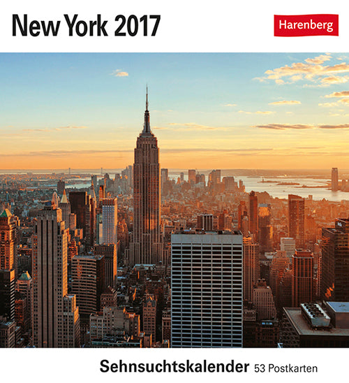 New York postkortkalender 2017