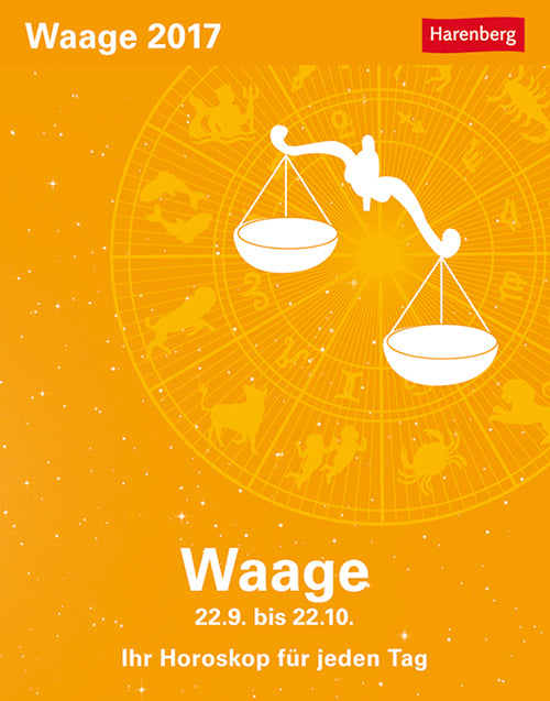 Waage Sternzeichenkalender - Vægten stjernetegnskalender 2017