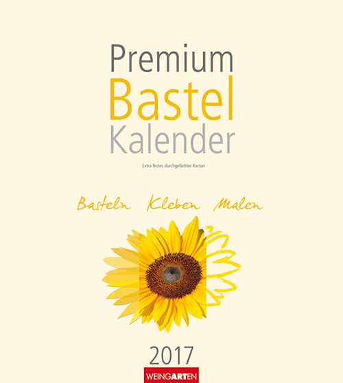 Premium Bastelkalender Champagne - Make Your Own Calendar 2017