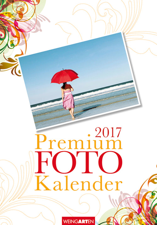 Premium Foto Kalender Hvid med Blomster 2017