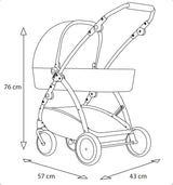 BRIO 24900 Dukkevogn Spin Rød