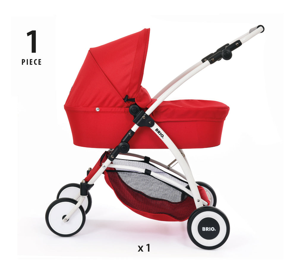BRIO 24900 Dukkevogn Spin Rød