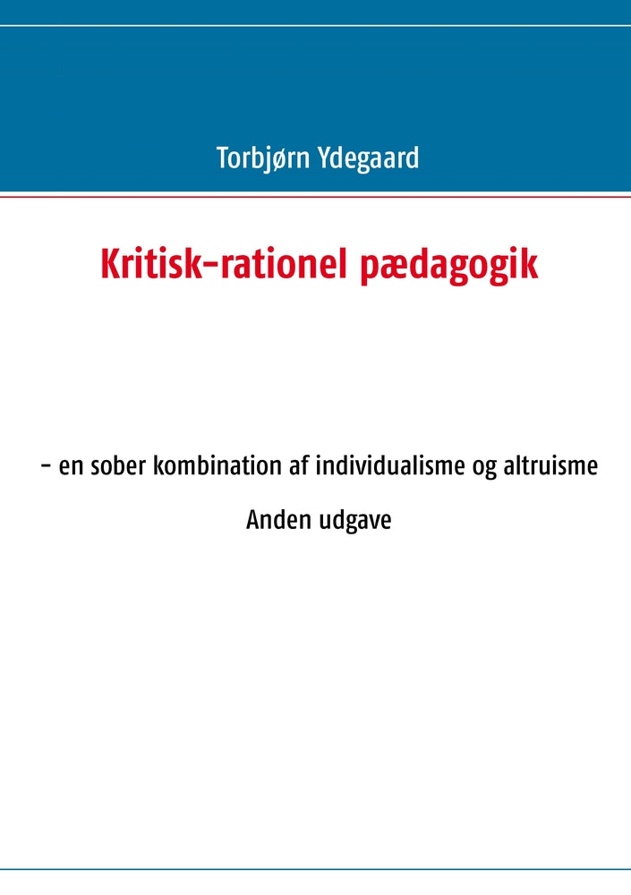 Kritisk-rationel pædagogik