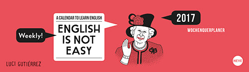 English is not easy Weekplanner 2017