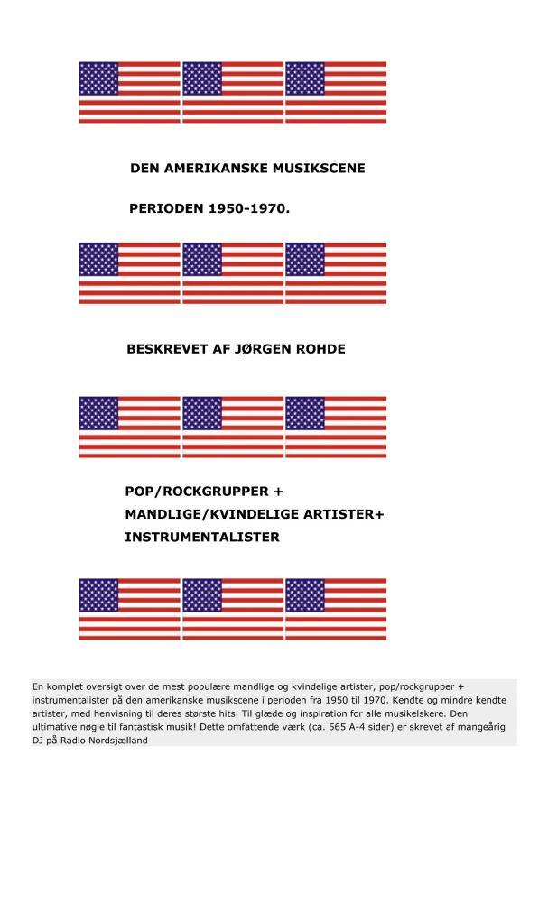 Amerikansk musikscene 1950-1970