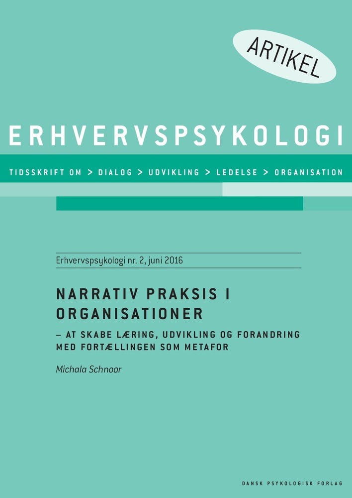 Narrativ praksis i organisationer