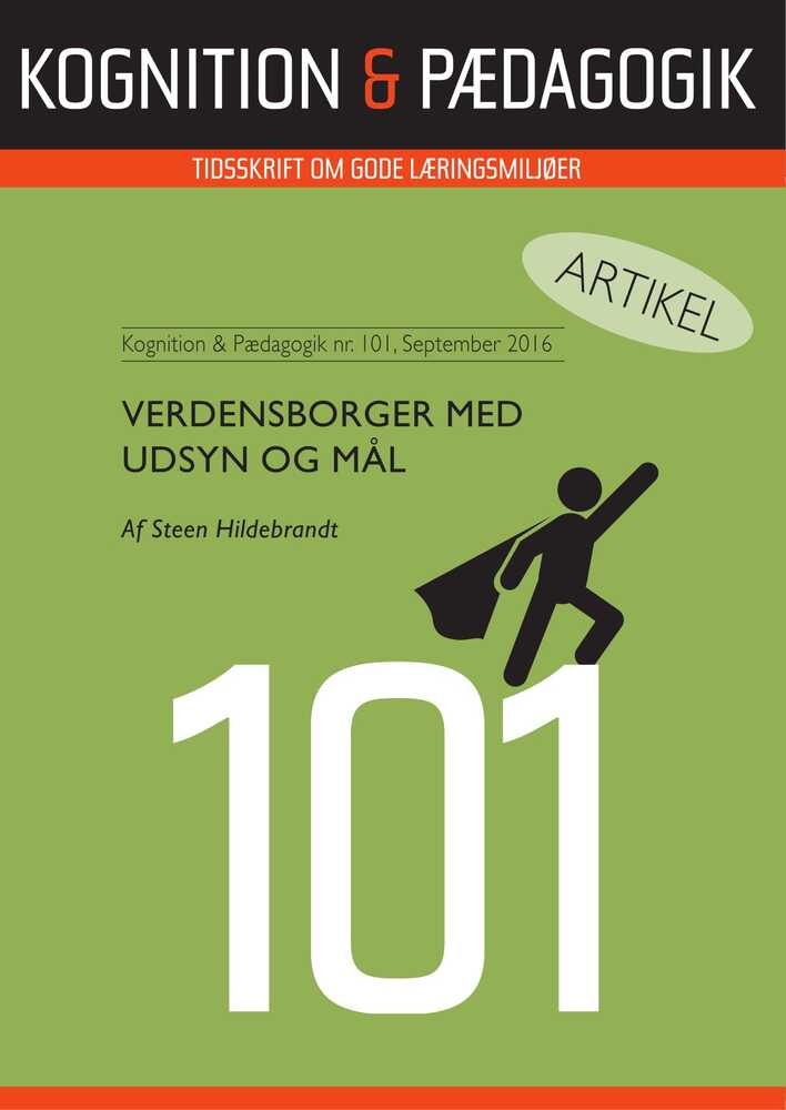 Verdensborger med udsyn og mål