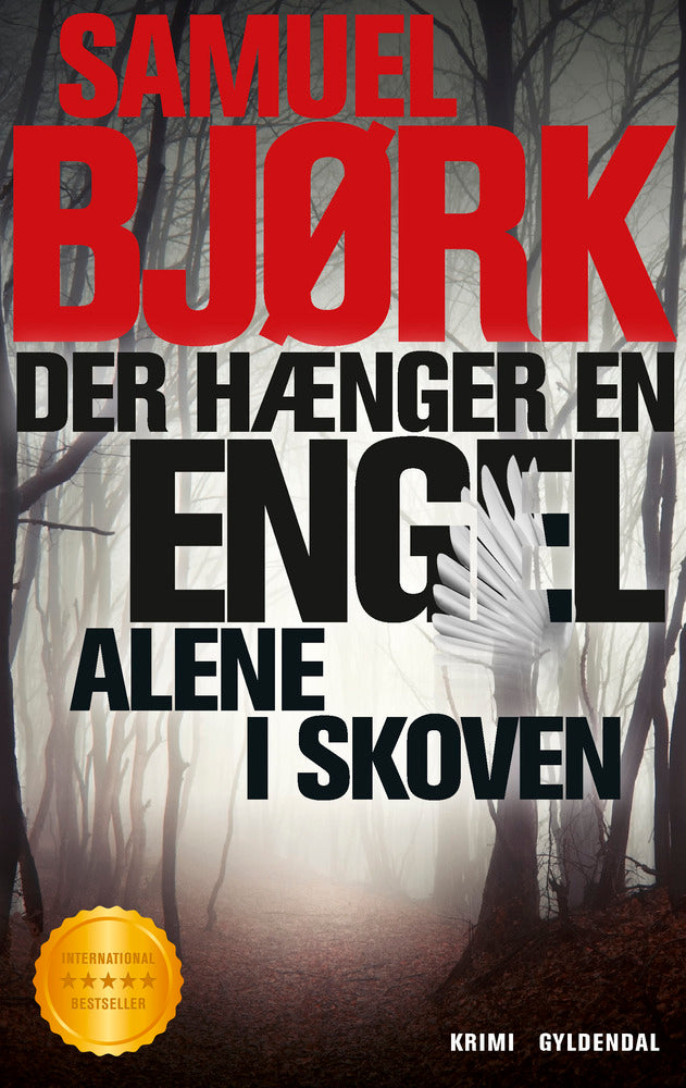 Der hænger en engel alene i skoven
