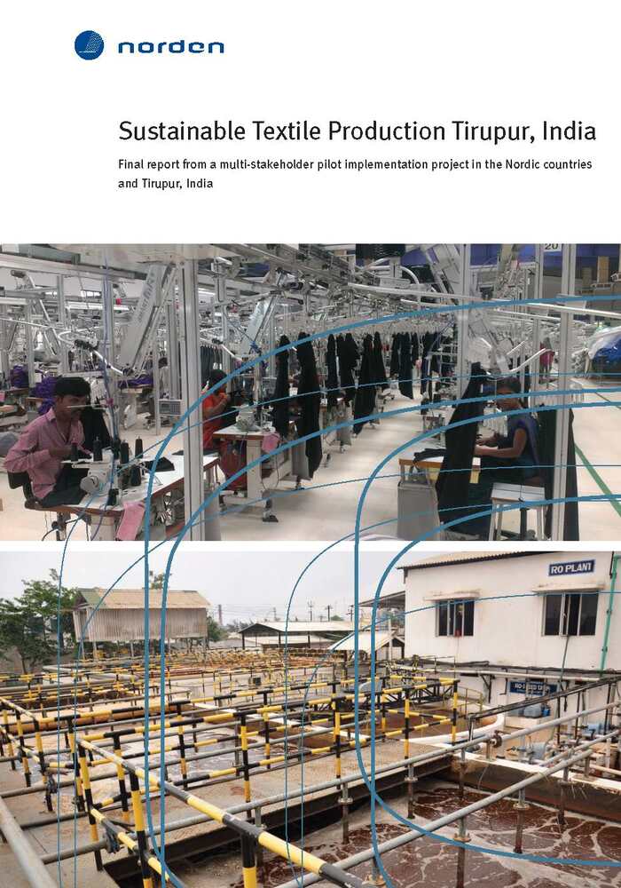 Sustainable Textile Production Tirupur, India