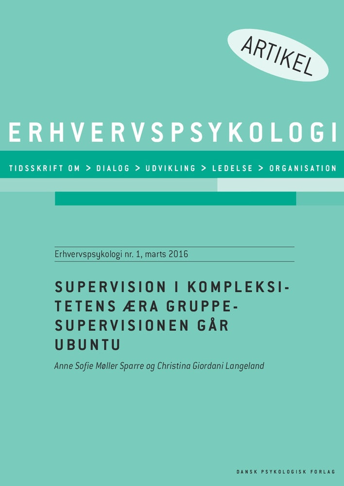 Supervision i kompleksitetens æra