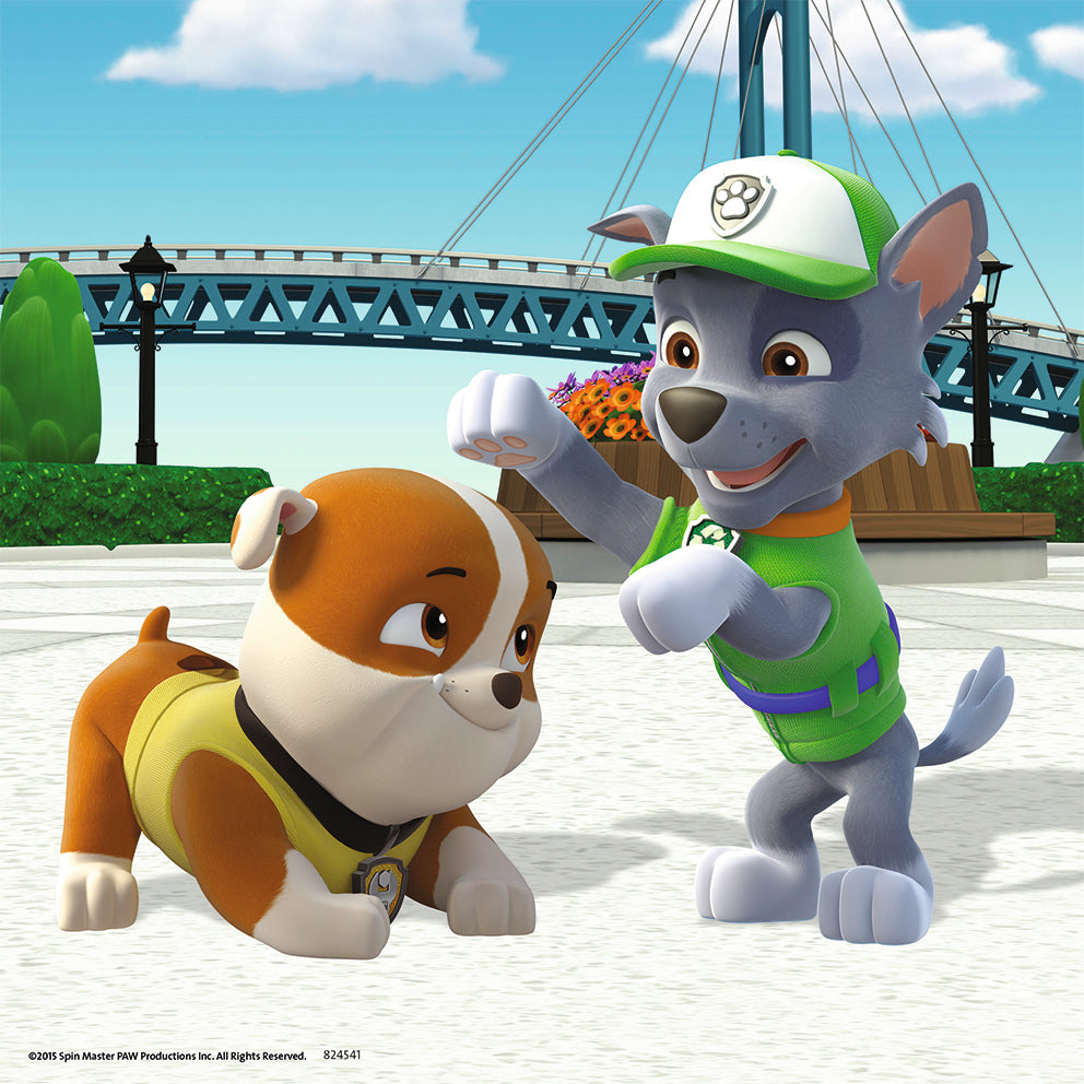 Puslespil paw patrol team on 4 paws 3X49 brikker