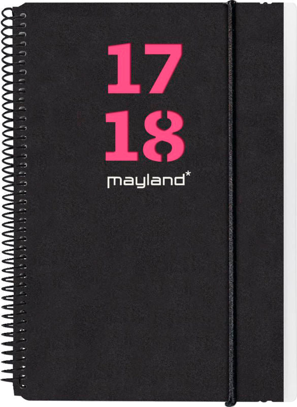 STUDIEKALENDER 17/18 MAYLAND SORT A5 UGE