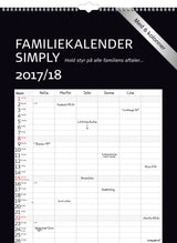 SKOLEÅRSKALENDER 17/18 FAMILIE MAY SIMPLY