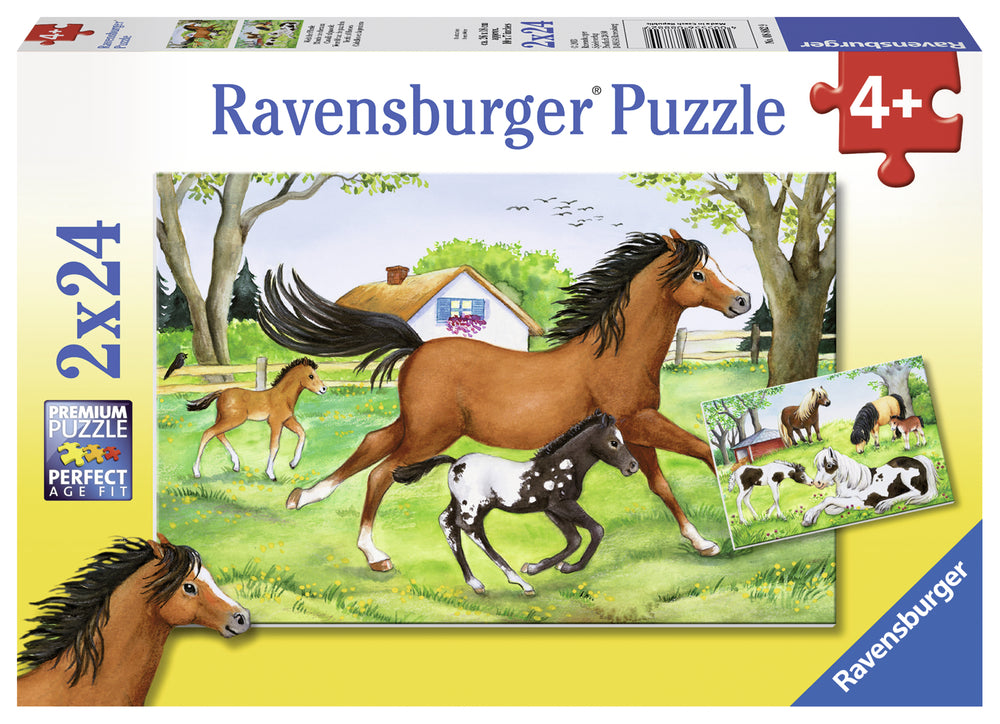 Puslespil world of horses 2x24 brikker