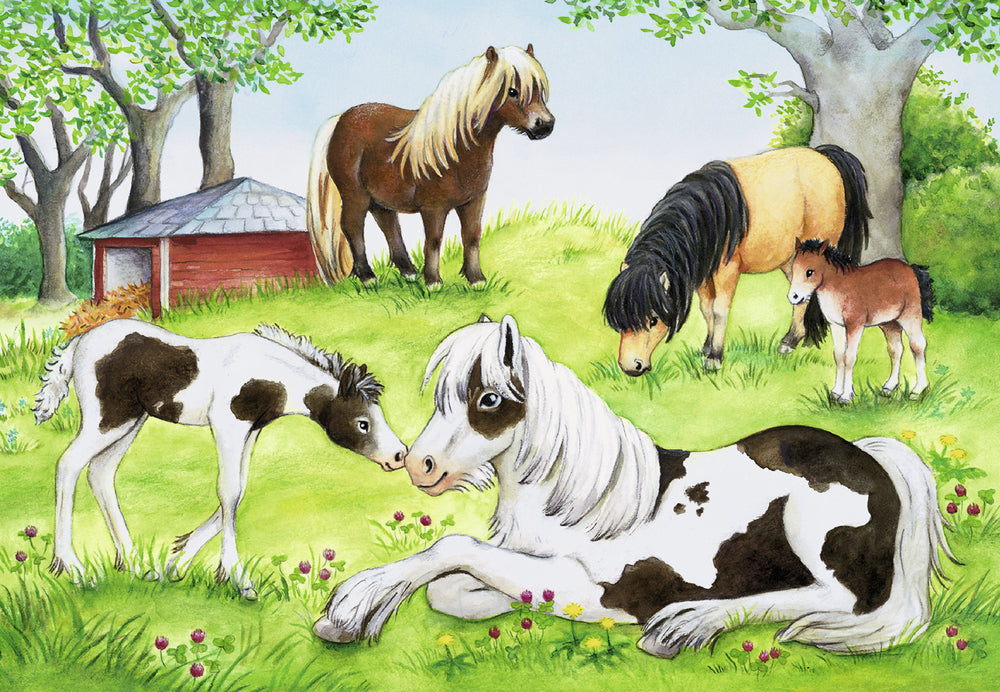 Puslespil world of horses 2x24 brikker