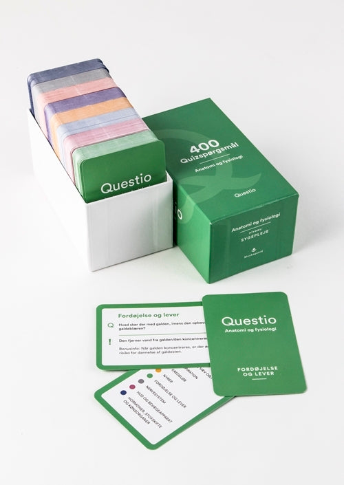 D1 Anatomi og fysiologi - 400 quizspørgsmål