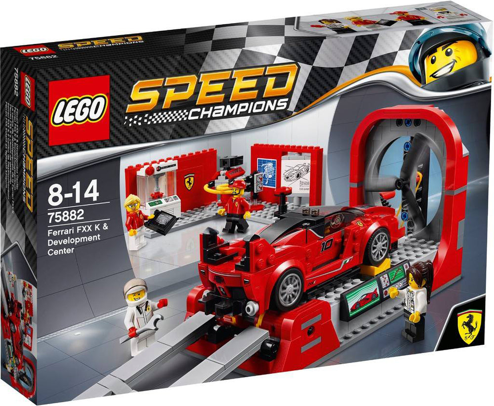 75882 LEGO SPEED CHAMPIONS FERRARI FXX K OG UDVIKLINGSCENTER