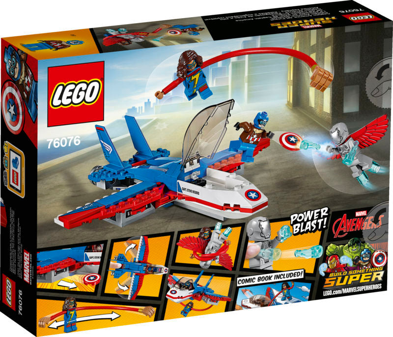 76076 LEGO Super Heroes Captain America jetjagt