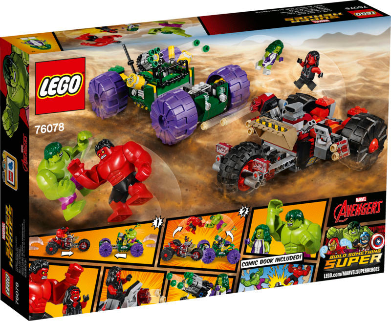76078 LEGO Super Heroes Hulk mod Red Hulk
