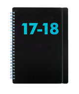 KALENDER 17/18 LETTS BLACK A6 DAG ASS.