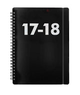 KALENDER 17/18 LETTS BLACK A6 DAG ASS.