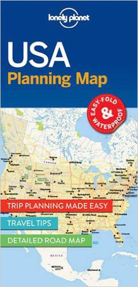 Lonely Planet Usa Planning Map