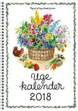 UGEKALENDERBOG PLAKATFORLAGET 9,5X17 2018