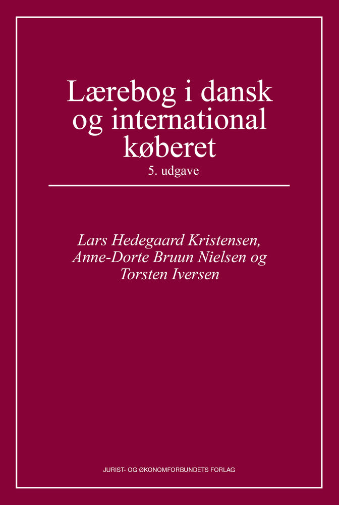 Lærebog i Dansk og international køberet