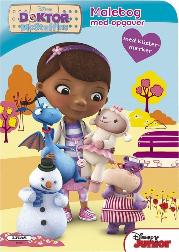 Malebog med opgaver: Doc Mcstuffins
