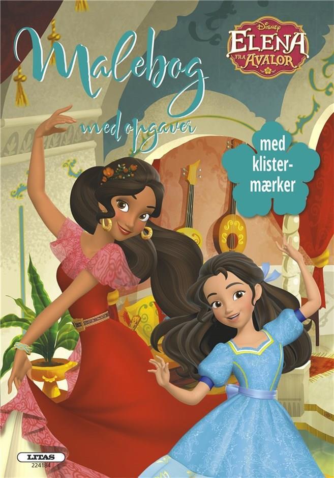 Malebog med opgaver: Elena fra Avalor