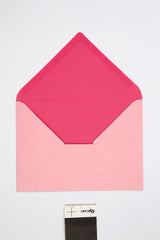 KUVERT C6 100G ROSA/PINK 10 STK