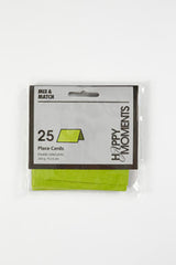 BORDKORT 250G MØRK GRØN/LIME 25STK