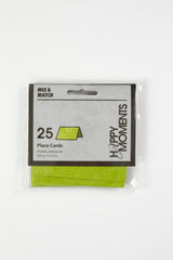 BORDKORT 250G MØRK GRØN/LIME 25STK
