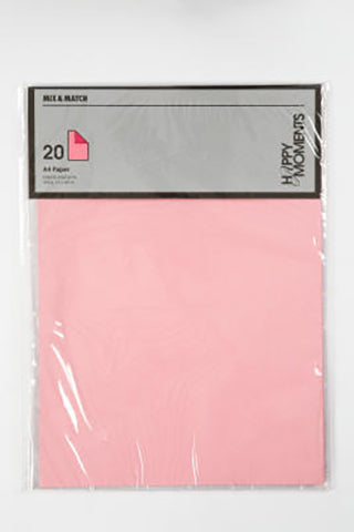 PAPIR ROSA/PINK A4 100G 20 ARK