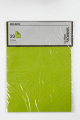 PAPIR MØRK GRØN/LIME A4 100G 20 ARK
