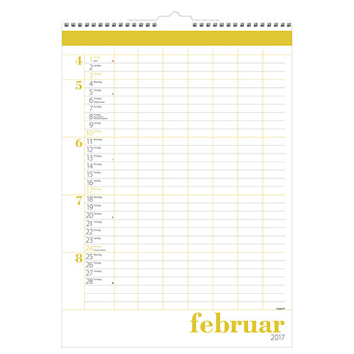 FAMILIEKALENDER STOR  2018 MAYLAND
