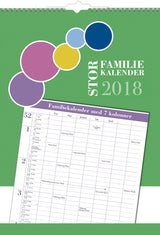 FAMILIEKALENDER STOR  2018 MAYLAND