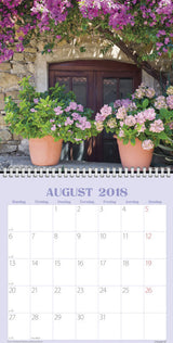 VÆGKALENDER BLOMSTER  2018 MAYLAND