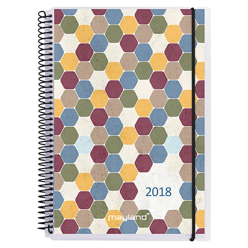 A5 UGEKALENDER PP 4 ILLU.  2018 MAYLAND