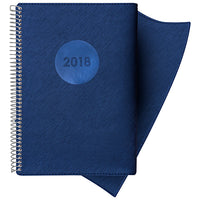 A6 UGEKALENDER SENATOR PP KUNSTSKIND BLÅ 2018 MAYLAND