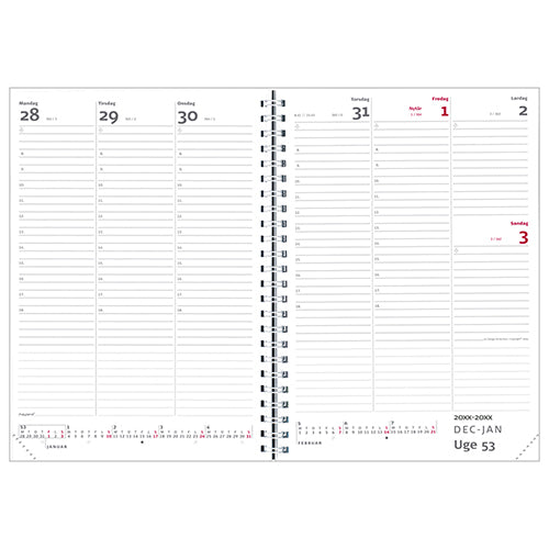 ECO LINE A5 UGEKALENDER NATUR  2018 MAYLAND