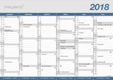 KONTORKALENDER A4  2018 MAYLAND