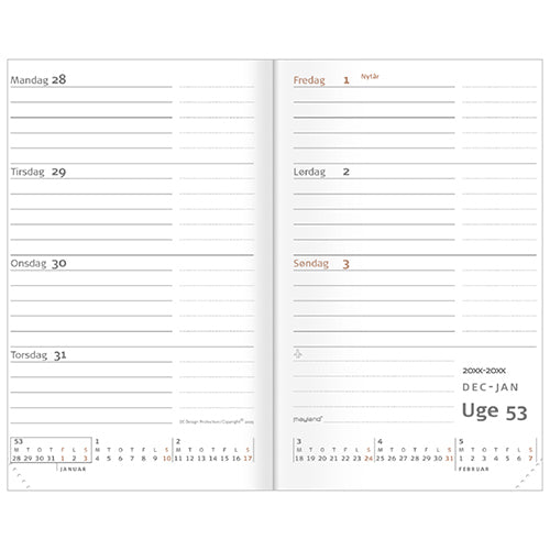 CITY LOMMEKALENDER SORT  2018 MAYLAND