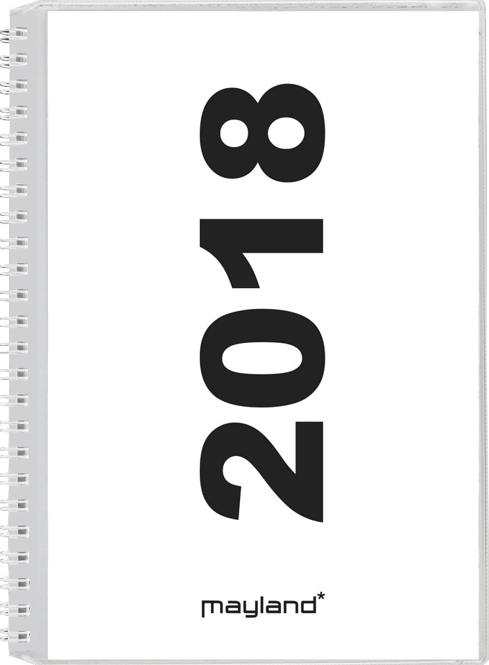A5 UGEKALENDER PP 4 ILLU.  2018 MAYLAND