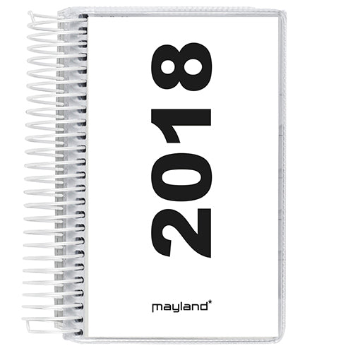 MINI SPIRALKALENDER 1 DAG PP 4 ILL. 2018 MAYLAND