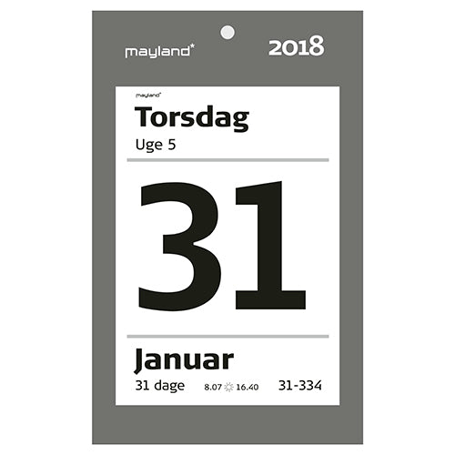 KÆMPE AFRIVNINGSKALENDER 2018 MAYLAND